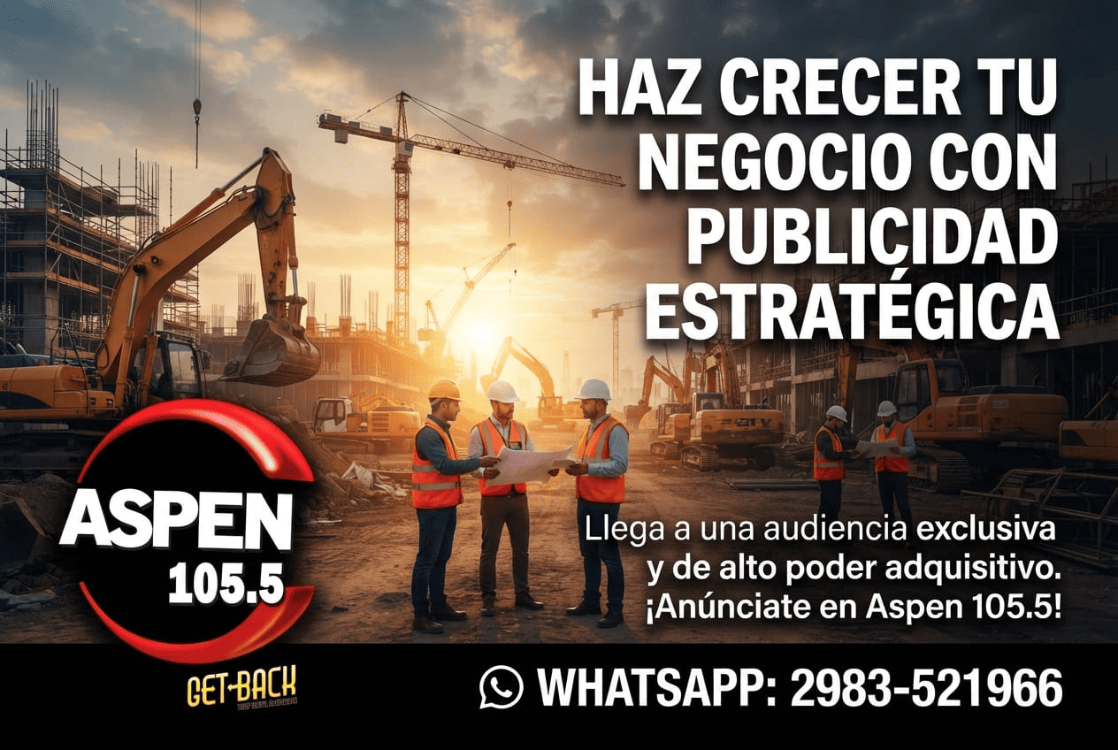 Sumá tu marca a ASPEN Tres Arroyos 105.5 MHz y Web - Sector Ventas WhatsApp 2983-521966